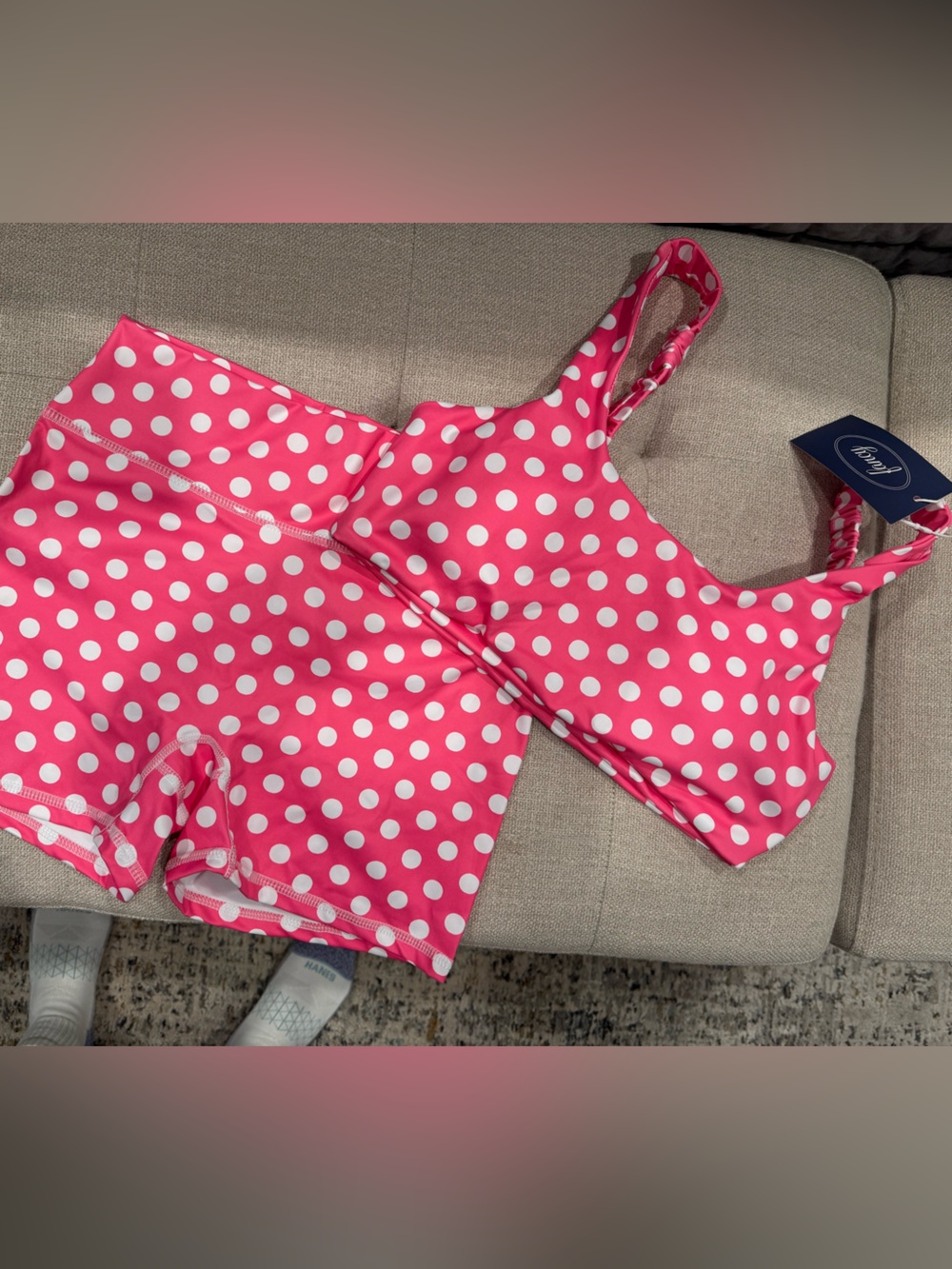 Fancy Polka Dot matching set